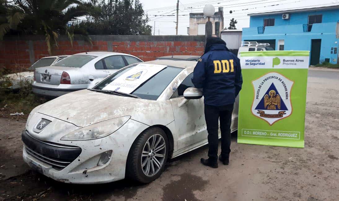 Secuestraron en Moreno un auto de alta gama relacionado con la banda Los Monos