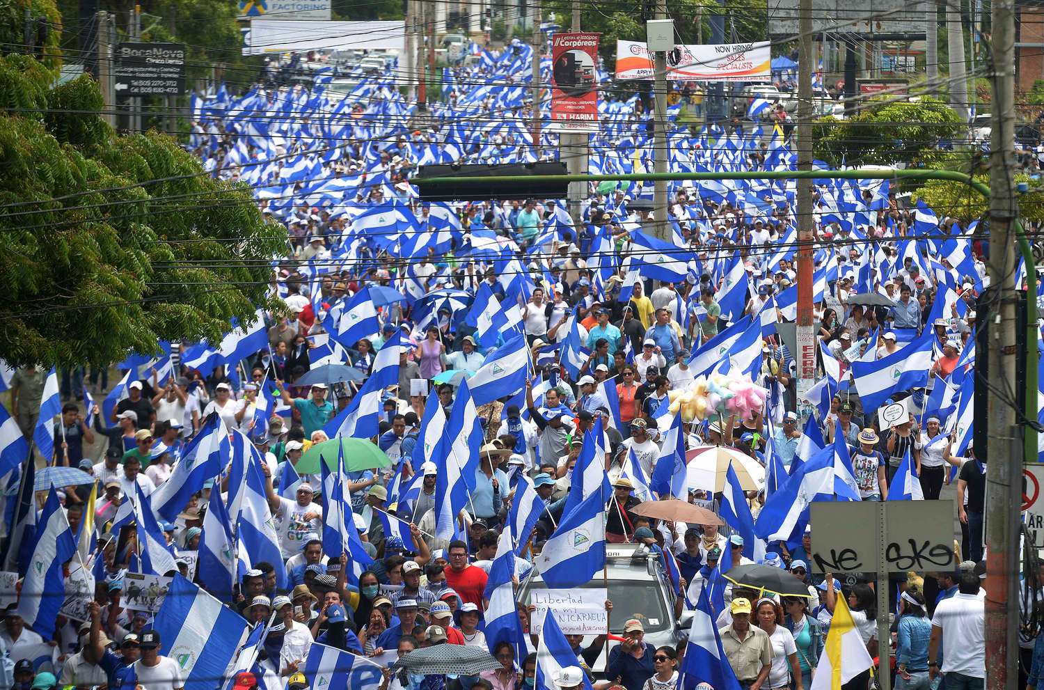 Una multitud de nicaragüenses venció al miedo y desafió a Ortega en las calles