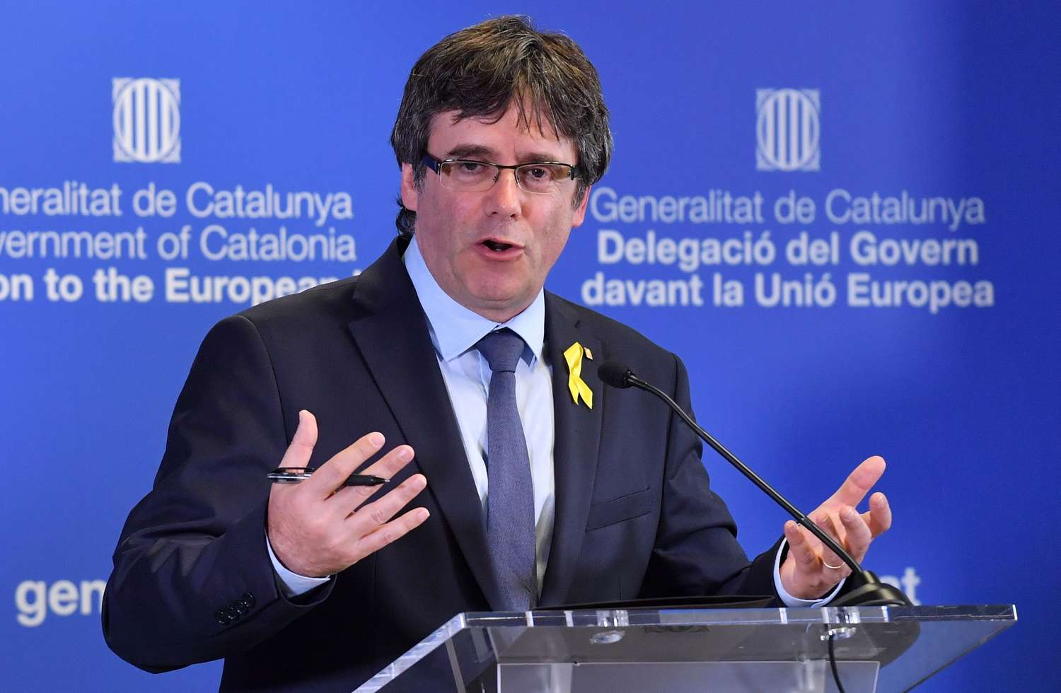 Carles Puigdemont volvió a Bélgica para seguir con su lucha por la independencia de Cataluña