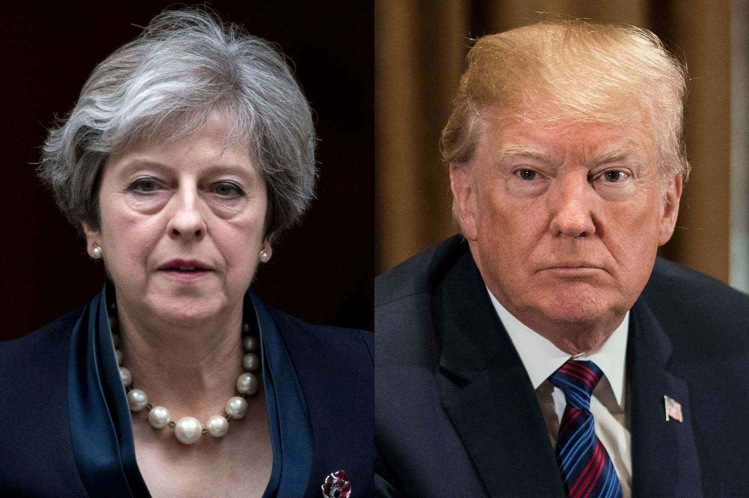 Theresa May insistió ante Trump en un acuerdo de libre comercio