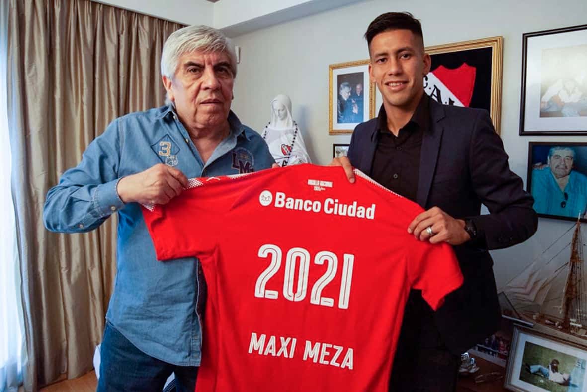 Independiente renovó con Meza hasta 2021