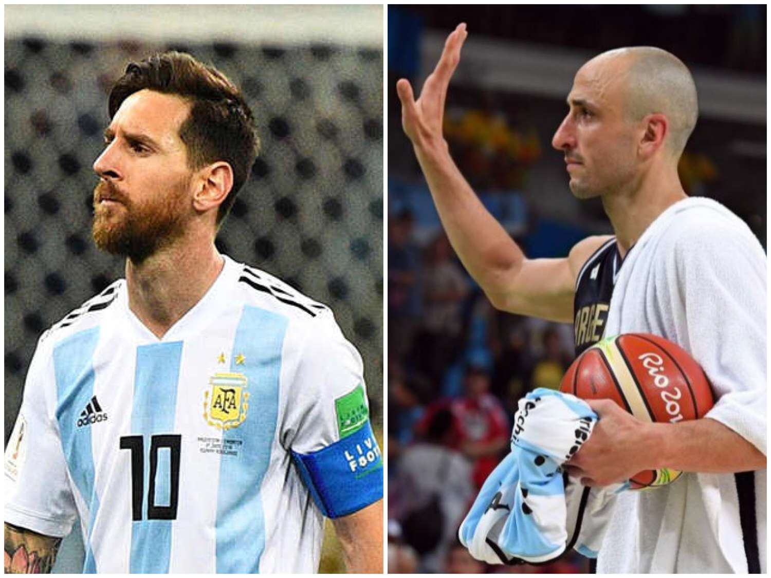 La definición de Lionel Messi sobre Emanuel Ginóbili: “Deberían decir que soy el Manu del fútbol”