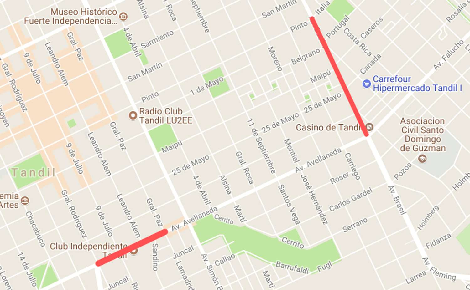 Se repavimentará la avenida Avellaneda entre Paz y Rodríguez y Buzón entre Pinto y Avellaneda