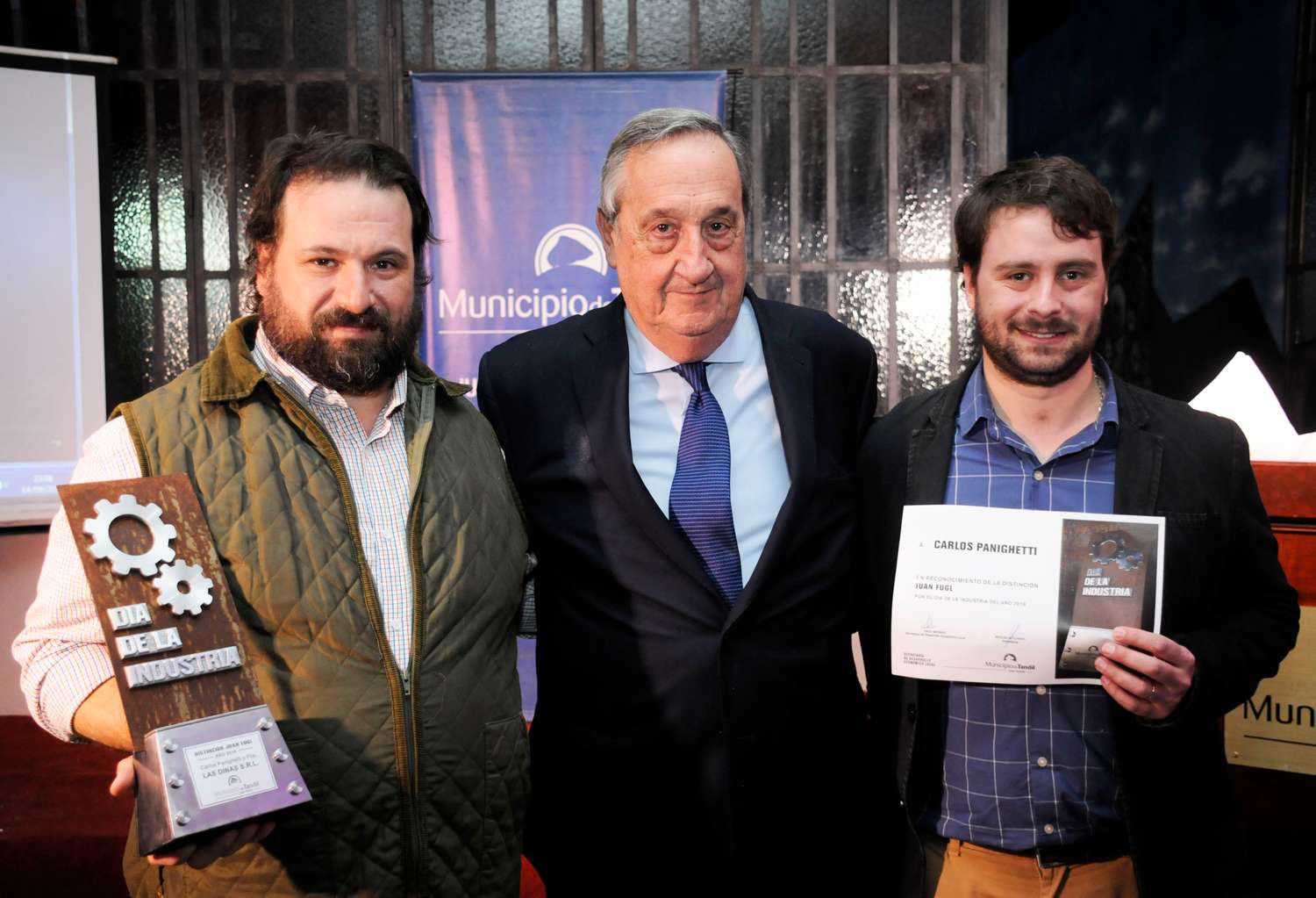 Carlos Panighetti recibió  el premio Juan Fugl al industrial más destacado