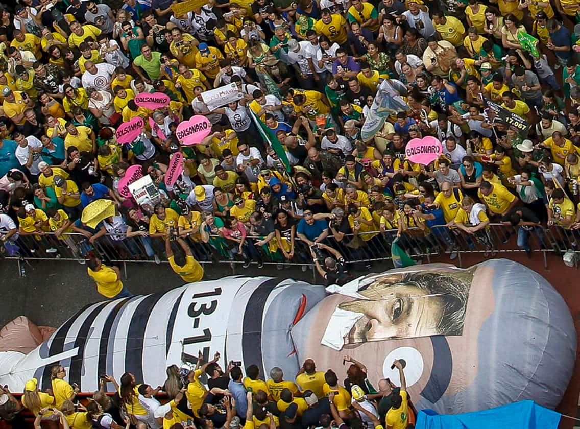 Un Brasil fracturado resolverá si quiere elegir al ultraderechista Jair Bolsonaro