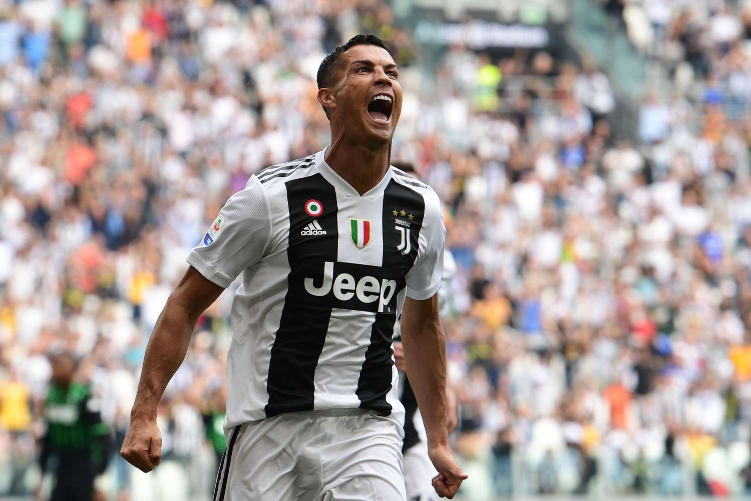 Cristiano Ronaldo convirtió  sus primeros goles en el Calcio