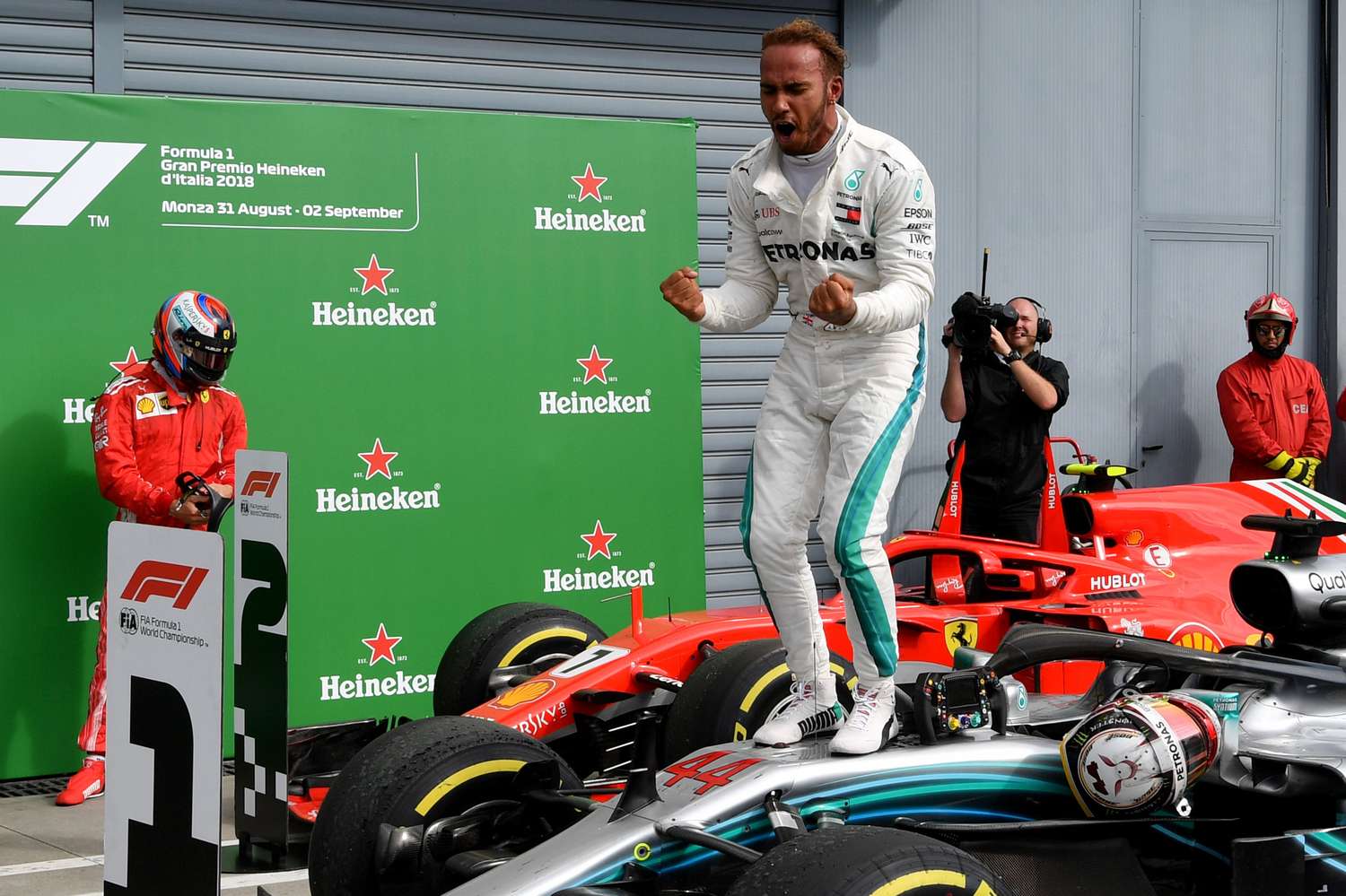 El británico Hamilton se impuso en Monza