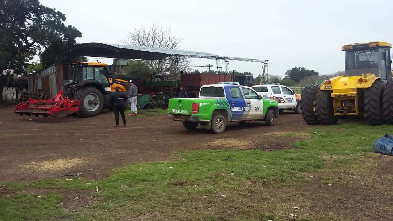 Patrulla Rural allanó un campo y secuestró dos motores por una causa de estafa en Entre Ríos