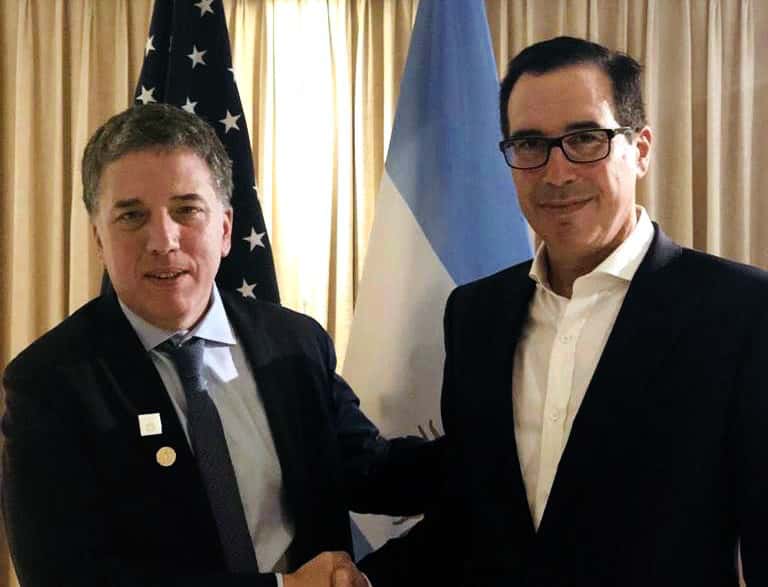 Estados Unidos brindó un “contundente” apoyo al programa económico Argentina