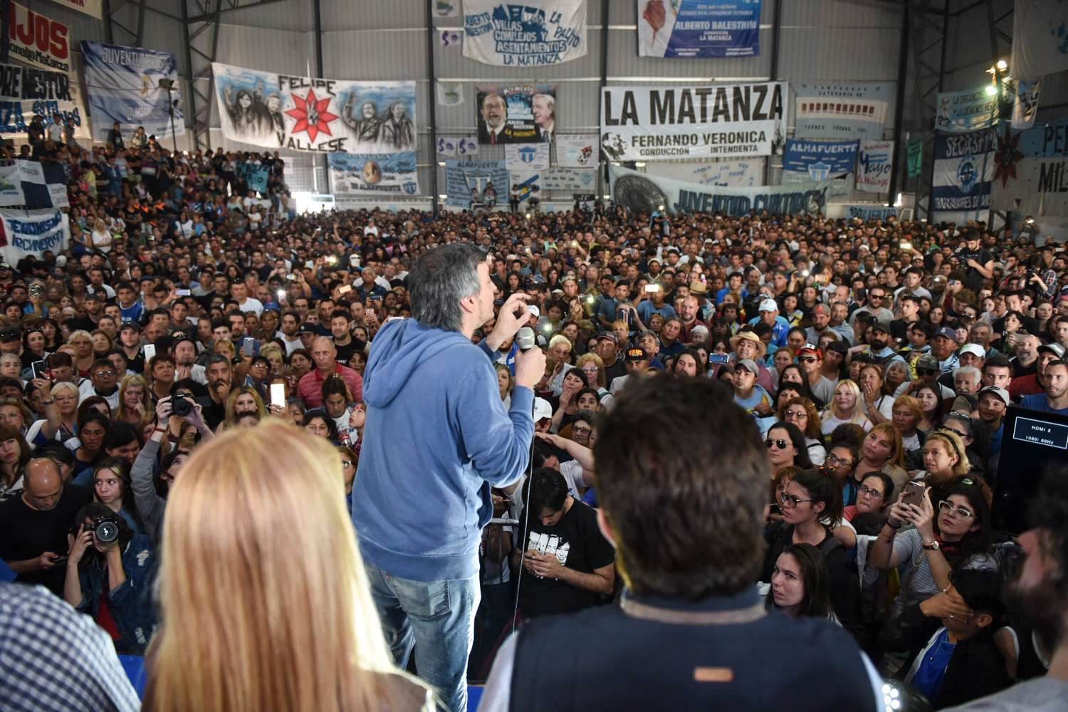 Con críticas al Gobierno, Máximo Kirchner encabezó el homenaje por la muerte del expresidente
