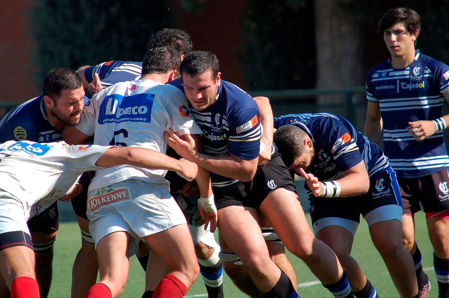 Andrés Mercanti hizo su  debut en el rugby español