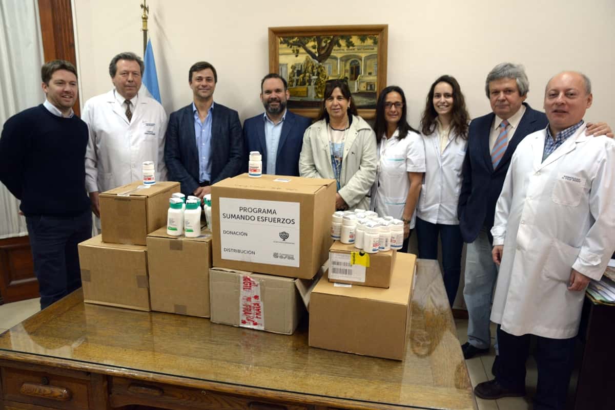 El Hospital Santamarina recibió una donación de medicamentos de B’nai B’rith Argentina y Fundación Osde