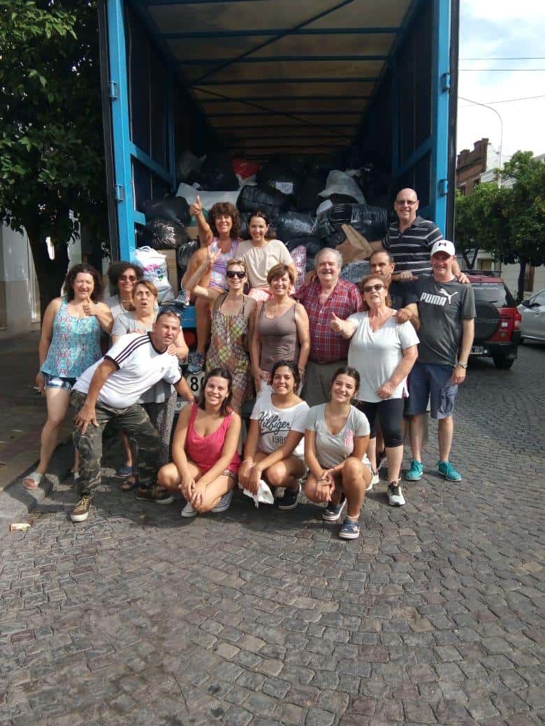 Con más donaciones que la partida anterior, salió un nuevo camión solidario hacia Goya