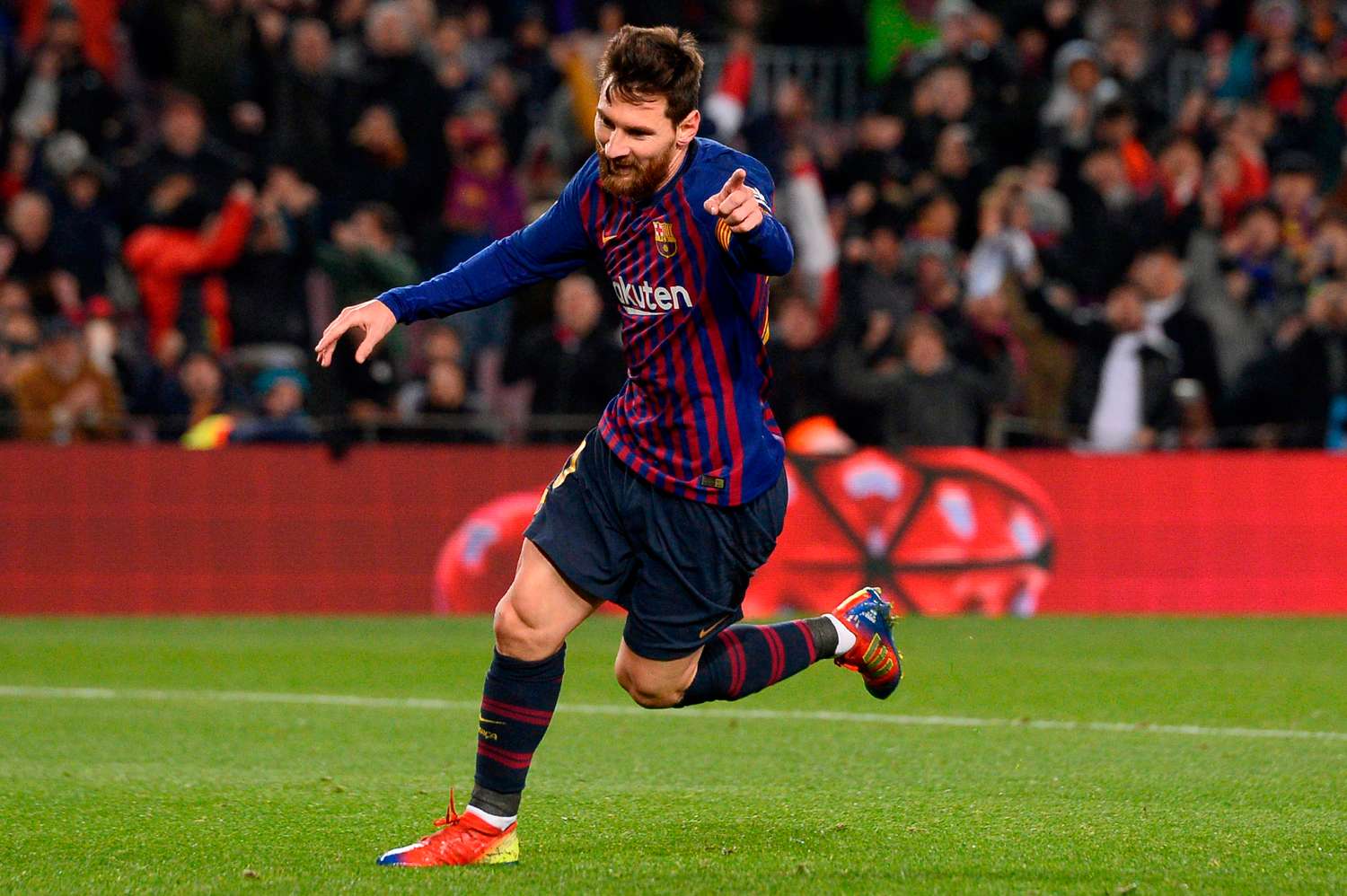 Messi aportó un gol en el triunfo de Barcelona