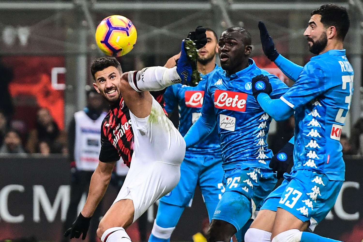 Milan y Napoli no se sacaron diferencias