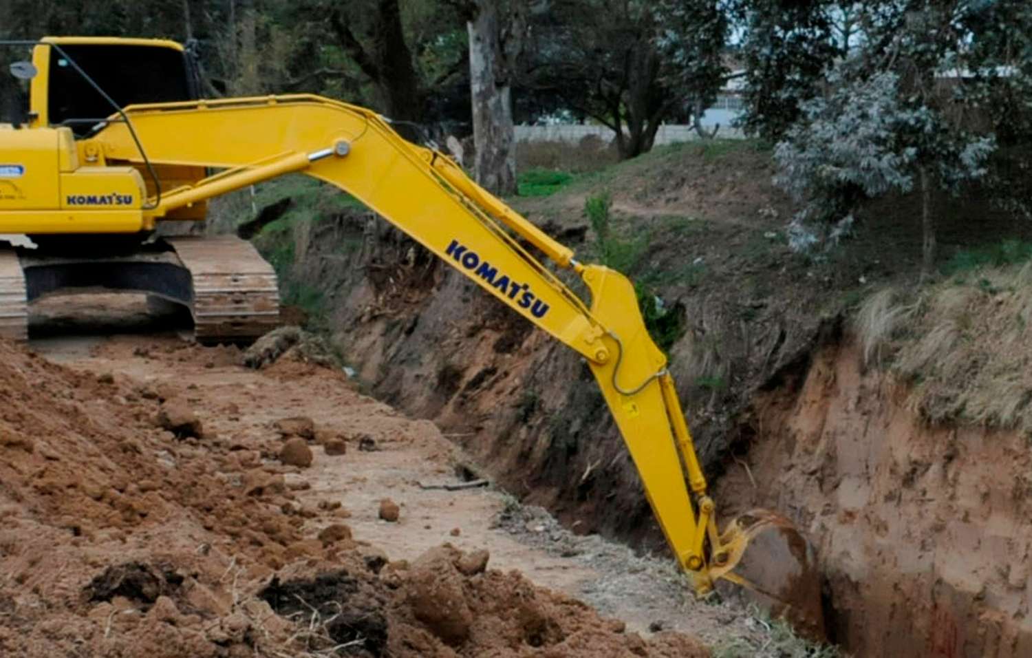 Se firmó el contrato y en las próximas semanas  comienza la construcción de un conducto de desagües pluviales en calle Darragueira