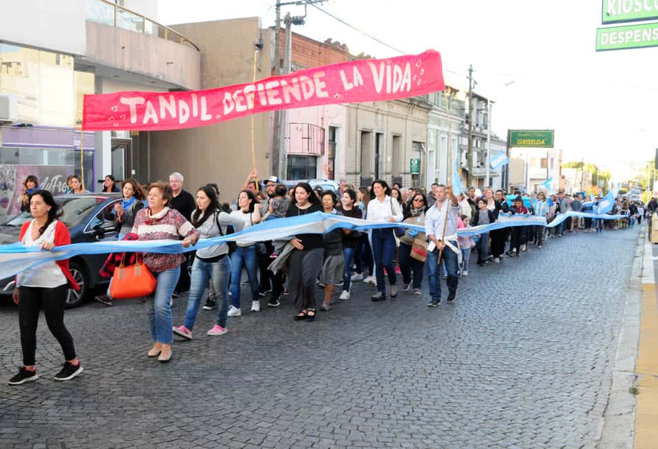 En Tandil también marcharán hoy en contra de la legalización del aborto 