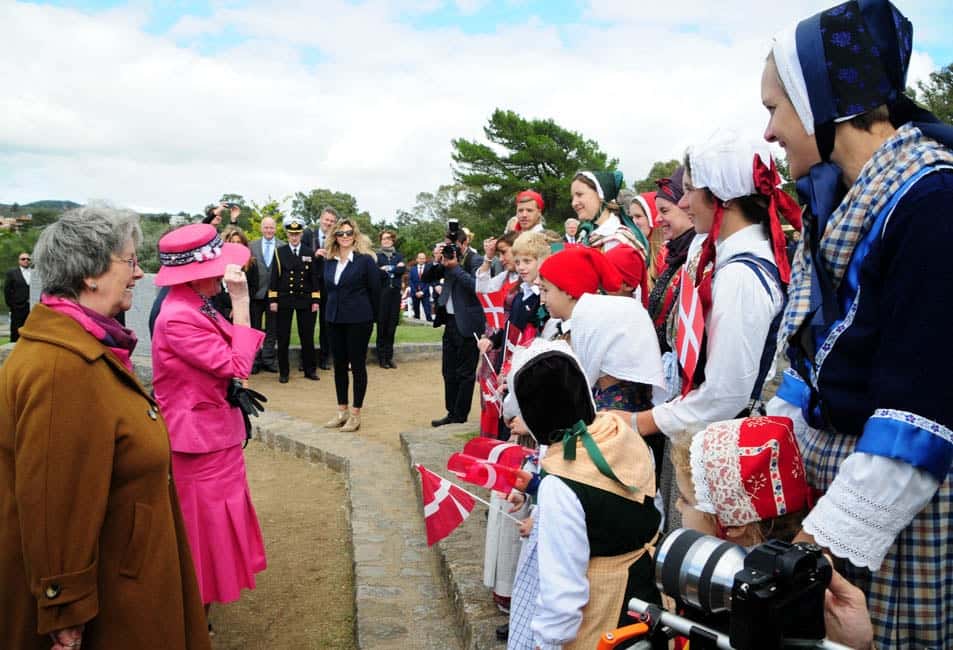 Para la colectividad danesa es un honor que la reina haya venido a Tandil