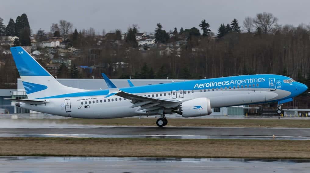 Aerolíneas Argentinas cuenta con cinco Boeing 737, el modelo de la polémica 