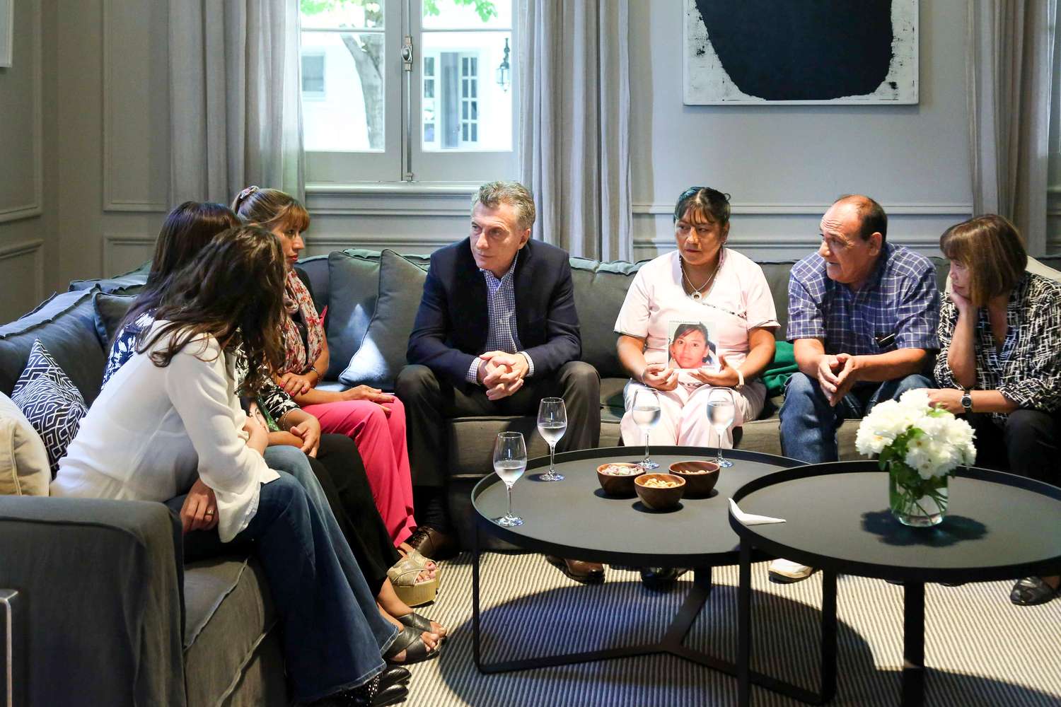 Familiares de víctimas fueron recibidos por el presidente Macri