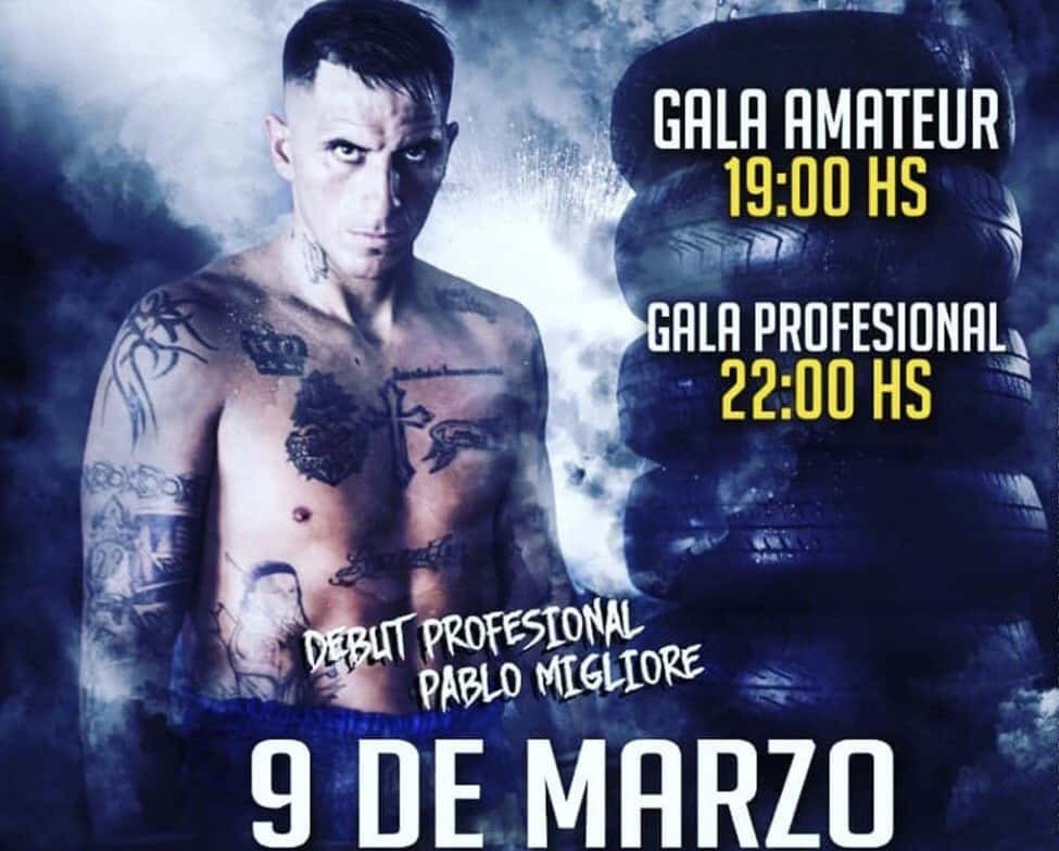 Pablo Migliore debutará como boxeador profesional