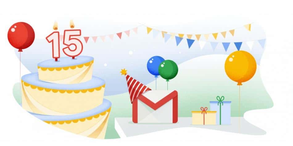 Gmail cumple 15 años y añade nuevas funciones
