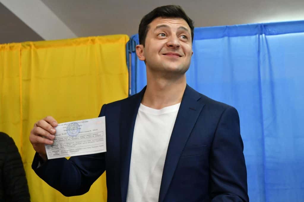 Ucrania eligió como presidente al cómico Volodimir Zelenski