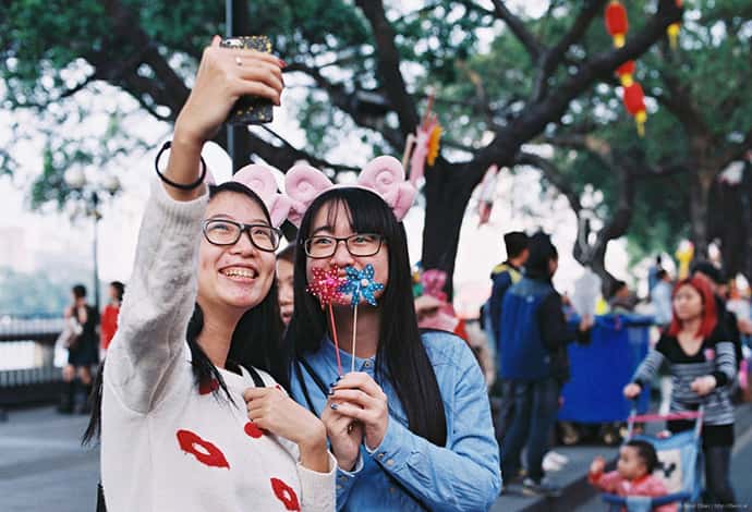 Más millennials chinos quieren sacarse selfies en la Argentina