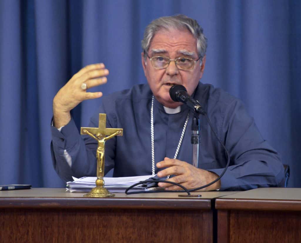 El presidente de la Conferencia Episcopal Argentina (CEA), monseñor Oscar Ojea.