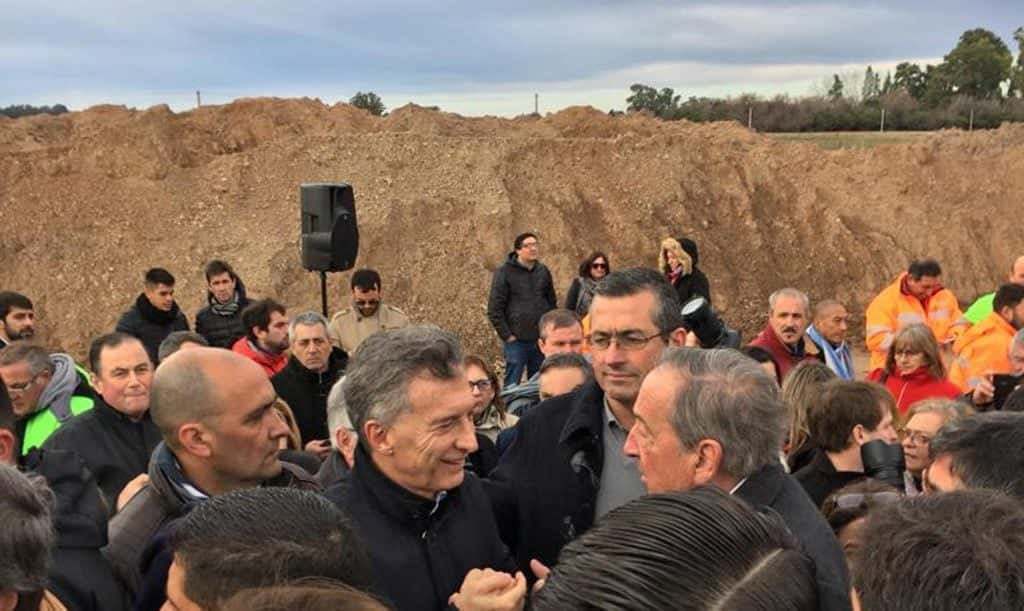 Lunghi recorrió con Macri y Vidal las obras de la Ruta 3 que favorecerán a Tandil
