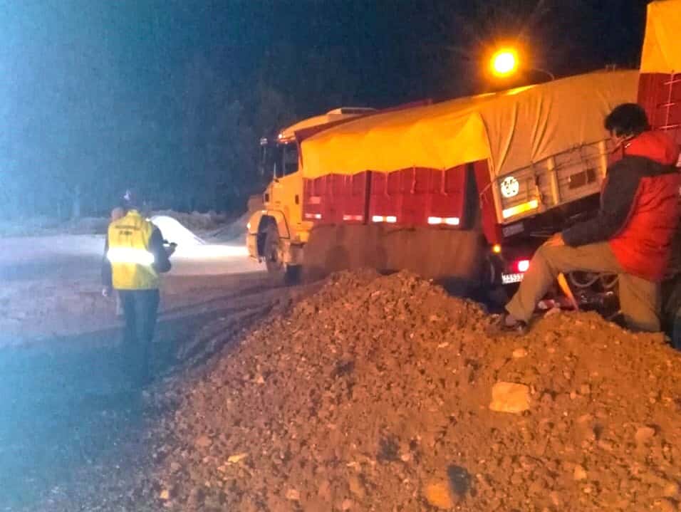 Secuestraron camiones que partieron de Tandil con más del doble de la carga permitida