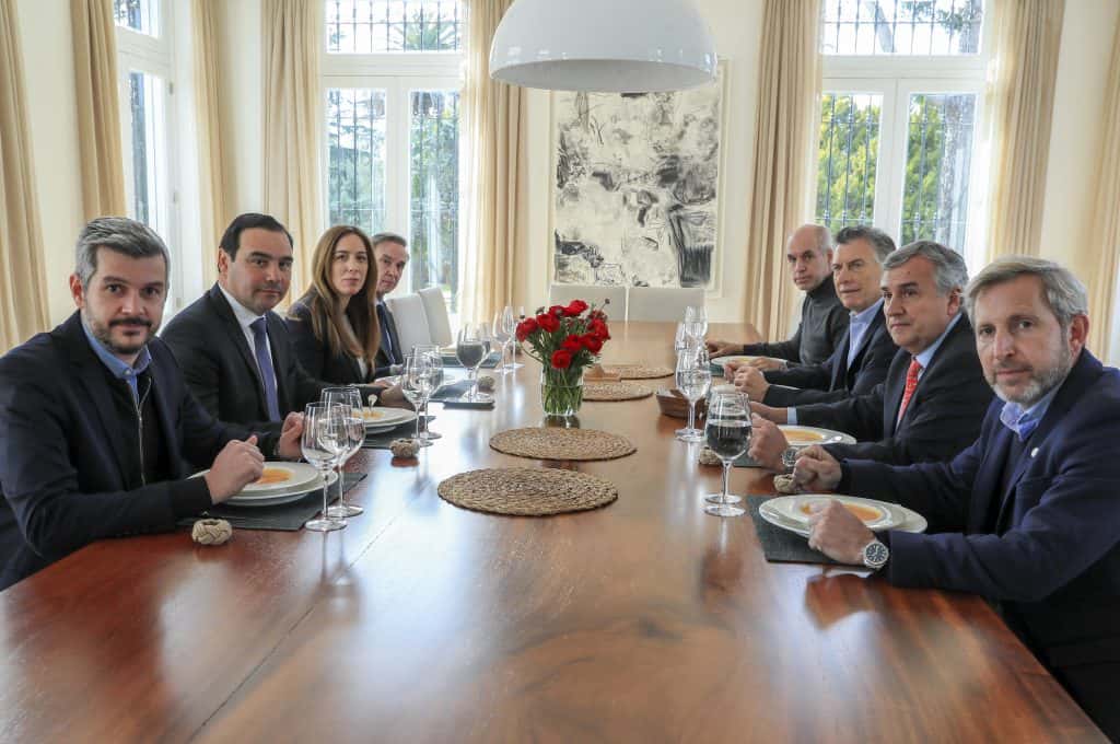 El presidente Macri almorzó con los mandatarios oficialistas