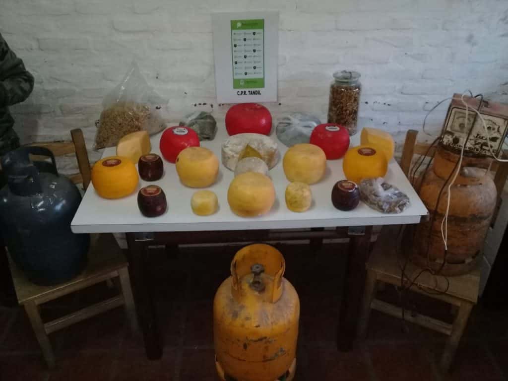 Recuperan 40 kilos de quesos robados a la Fábrica Moreno en la localidad de Azucena