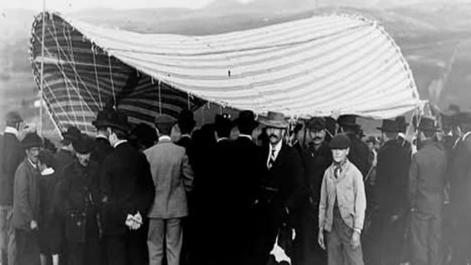 El vuelo que hizo Guido Dinelli en 1904 en Tandil llegó al Museo Nacional del Aire y del Espacio en Washington