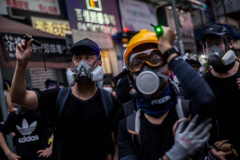 Los manifestantes en Hong Kong preparan una masiva protesta para la jornada de hoy