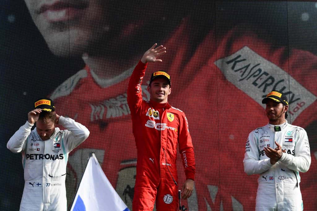 Leclerc logró un triunfo especial para Ferrari