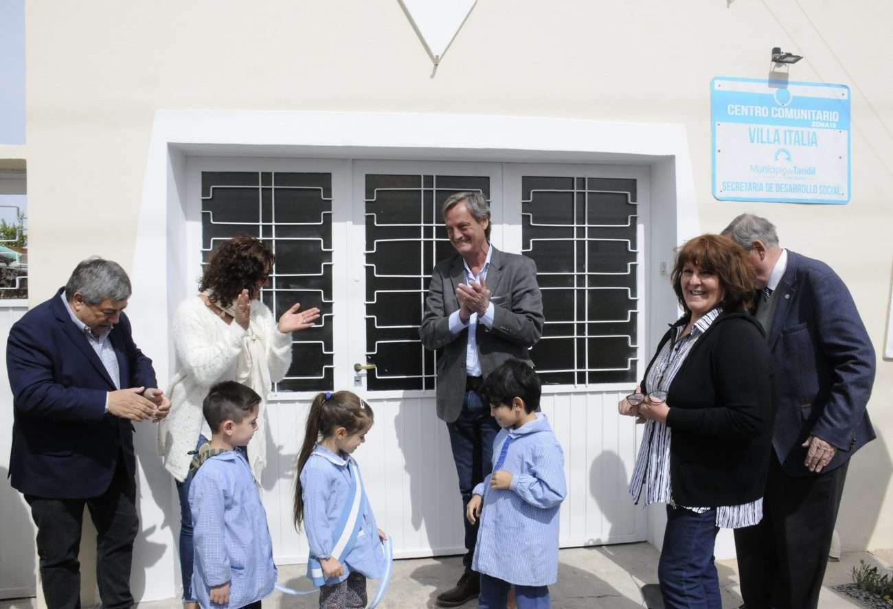Se inauguró el Centro Comunitario de Villa Italia en una casa donada por una vecina 
