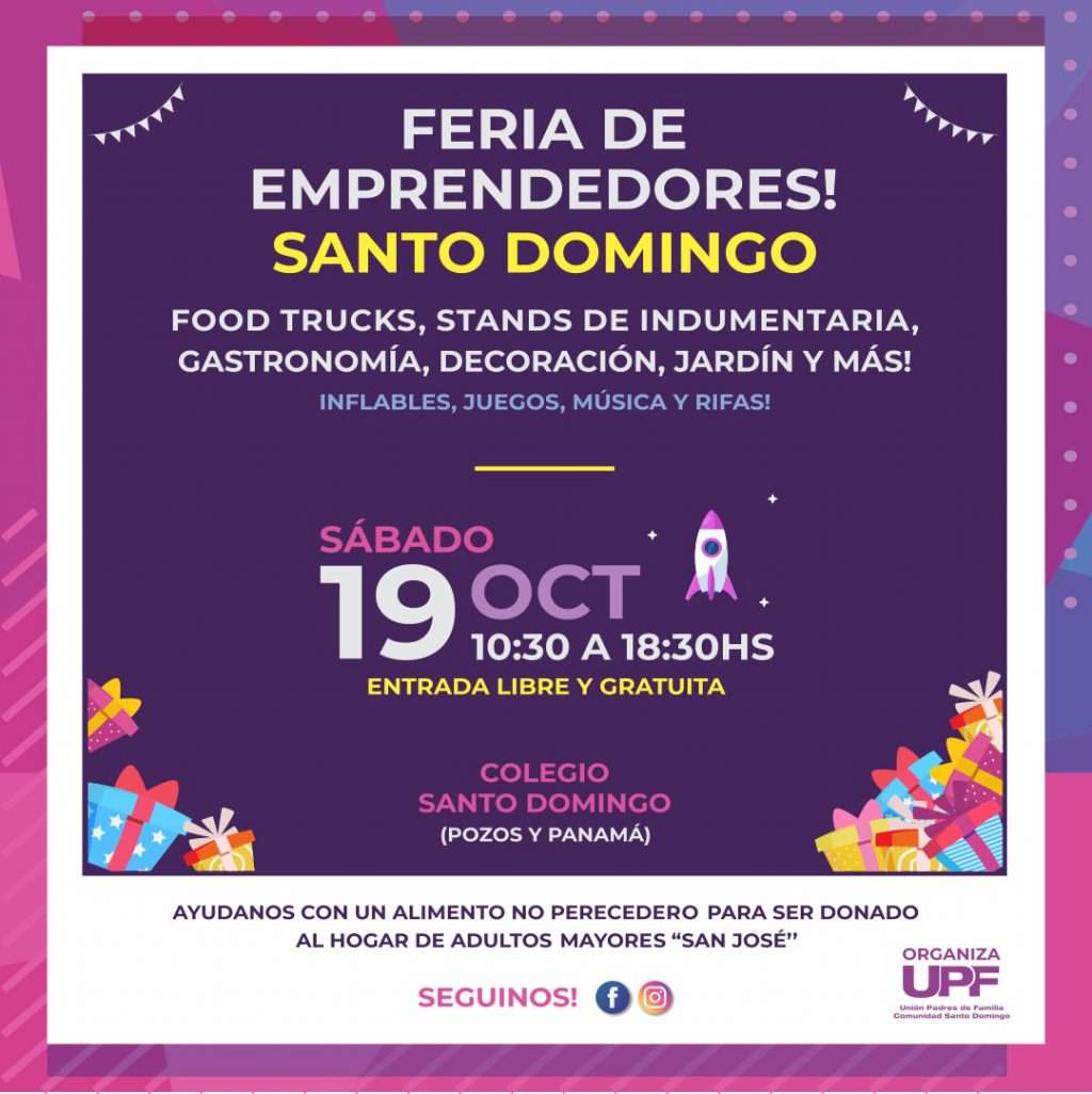 Se llevará a cabo una Feria de Emprendedores en Santo Domingo