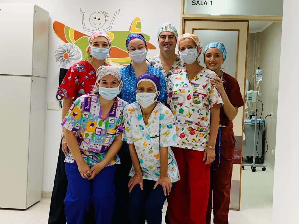 Se realizó la primera operación en el quirófano del Hospital de Niños