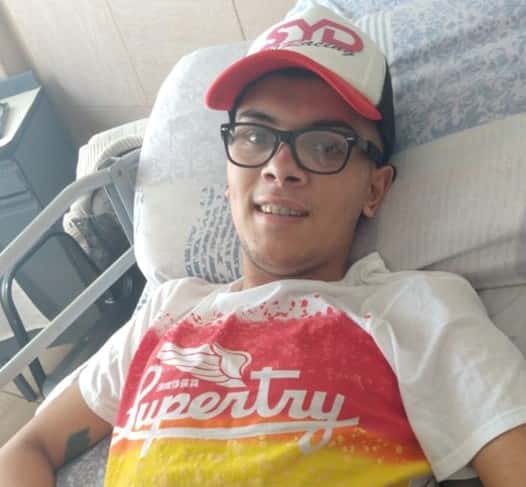 Tras más de dos meses internado en el Hospital, Kevin Pinto ya se encuentra en su casa