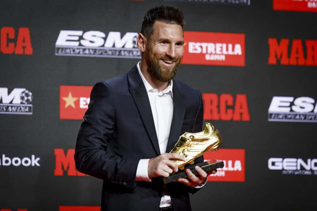 Messi recibió su sexto Botín de Oro