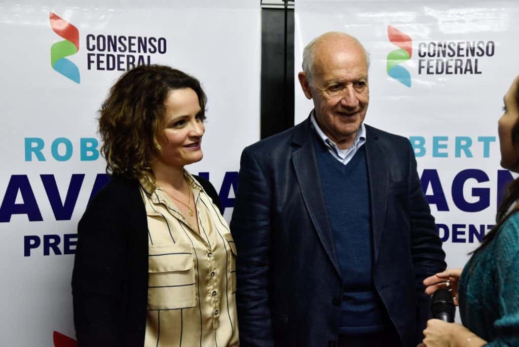 Andrea Almenta estuvo  con Roberto Lavagna, en  una charla en Mar del Plata