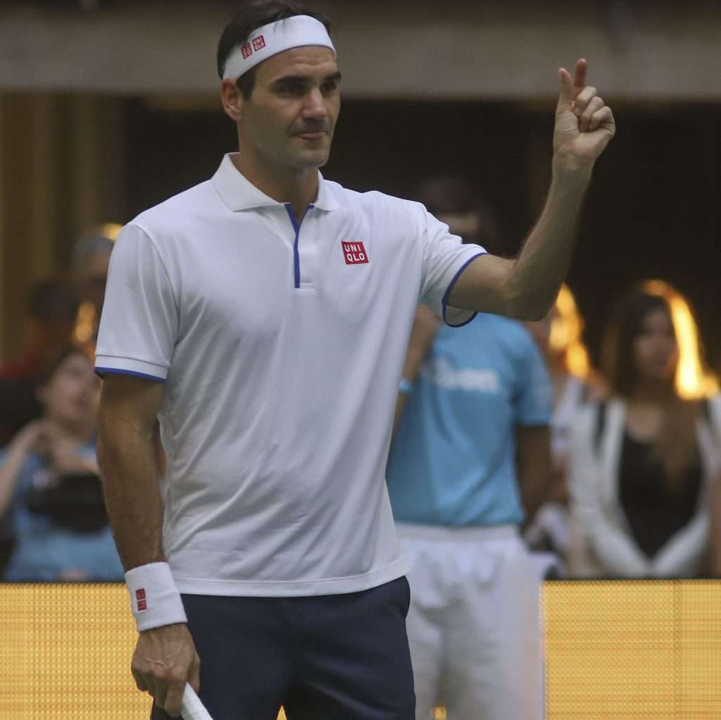 Roger Federer no  pudo jugar en Bogotá
