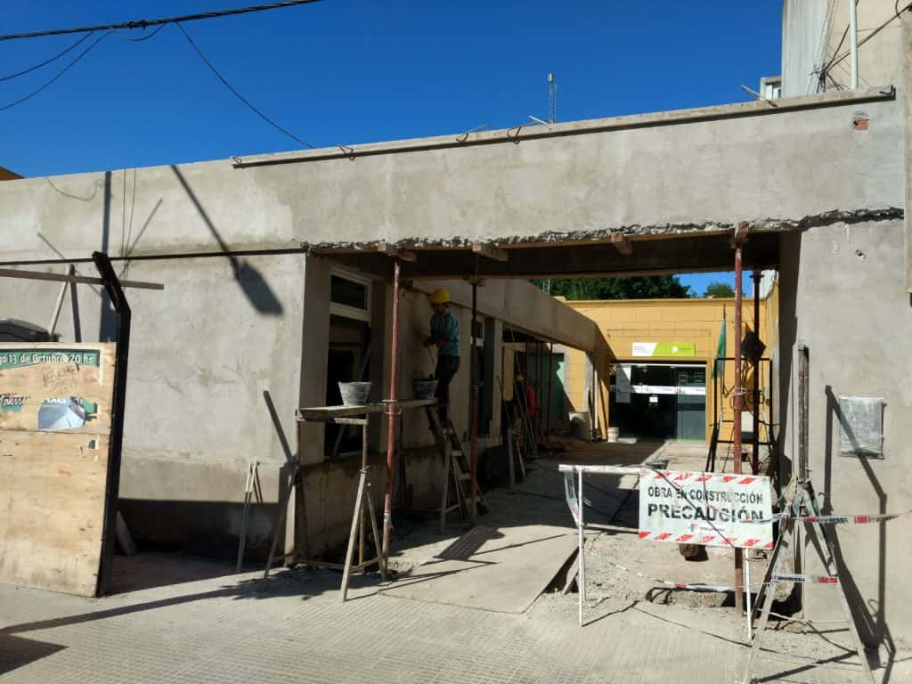 Etapa final de las obras de ampliación  en el Centro Cívico de Villa Italia