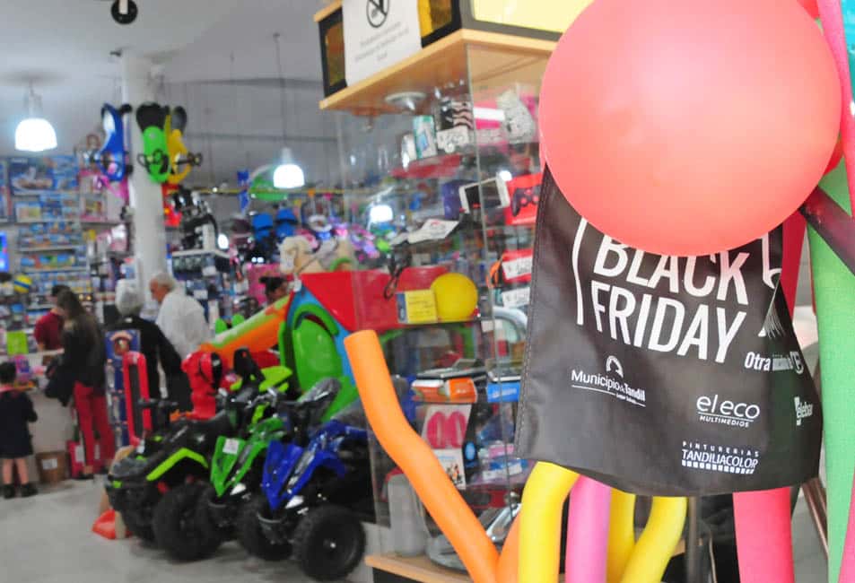 En promedio, los comercios  vendieron un 27 por ciento  más durante el Black Friday
