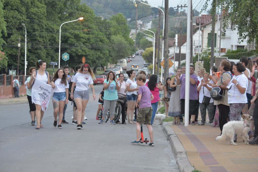 Adherentes a Pirotecnia Cero se manifestaron en el barrio del Intendente