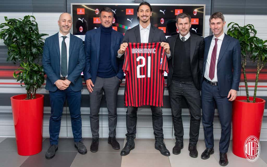 Zlatan Ibrahimovic firmó con Milan