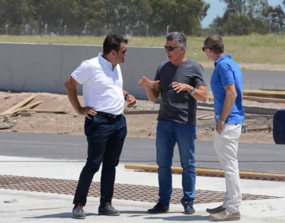Paoletti verificó el nuevo  autódromo de Bahía Blanca
