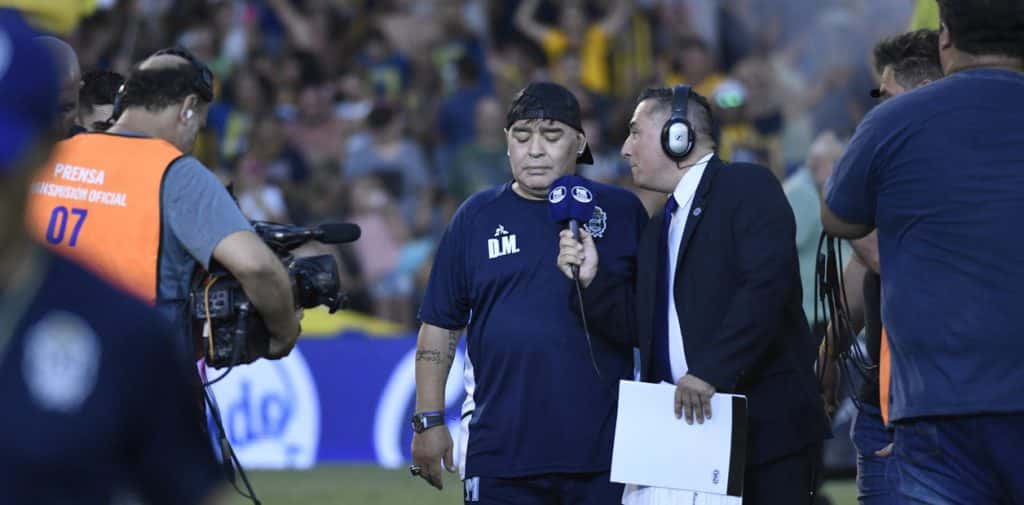 Maradona se quejó por la mala suerte