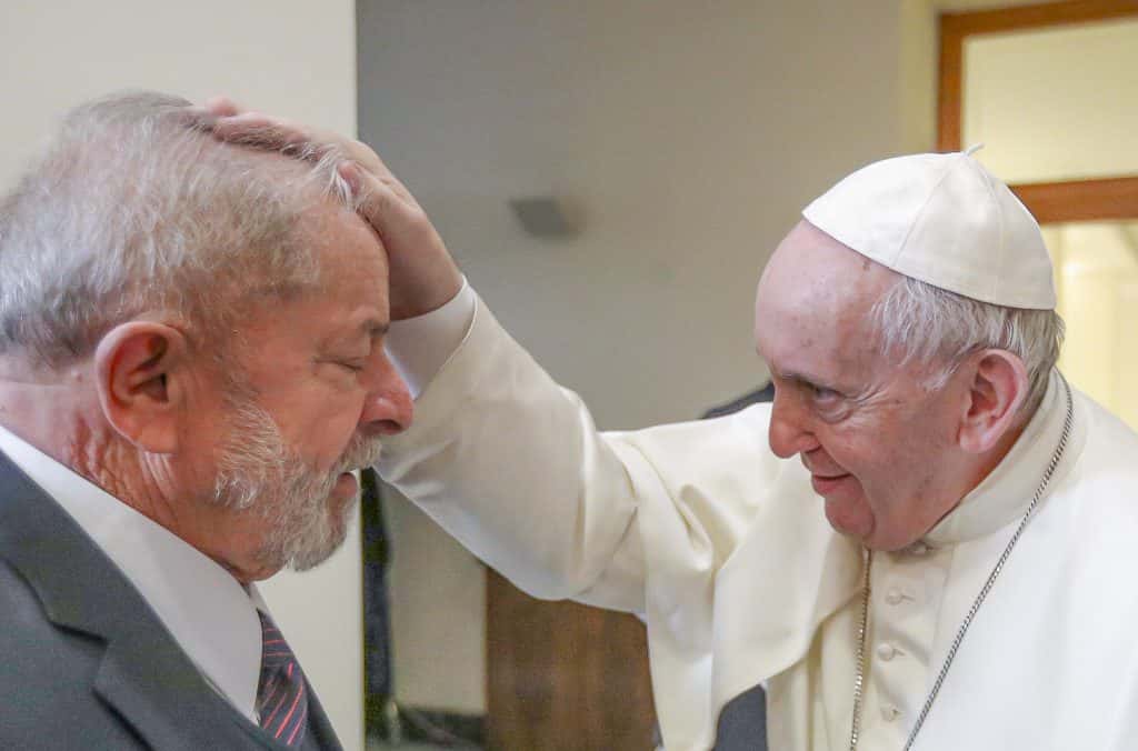 El papa Francisco recibió a Lula da Silva en el Vaticano